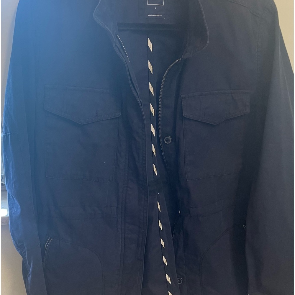 GAP Jacket Men’s Navy Blue Windbreaker Size L New with Tag - Picture 2 of 9